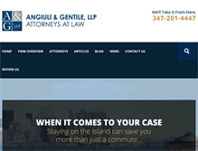 Tablet Screenshot of aglawnyc.com